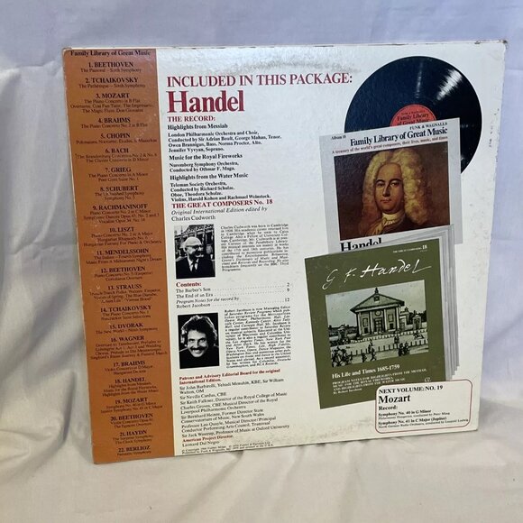 Handel Highlights From Messiah (Vinyl, 1976) RCA Custom FW-318 VG LP Record - Picture 3 of 8
